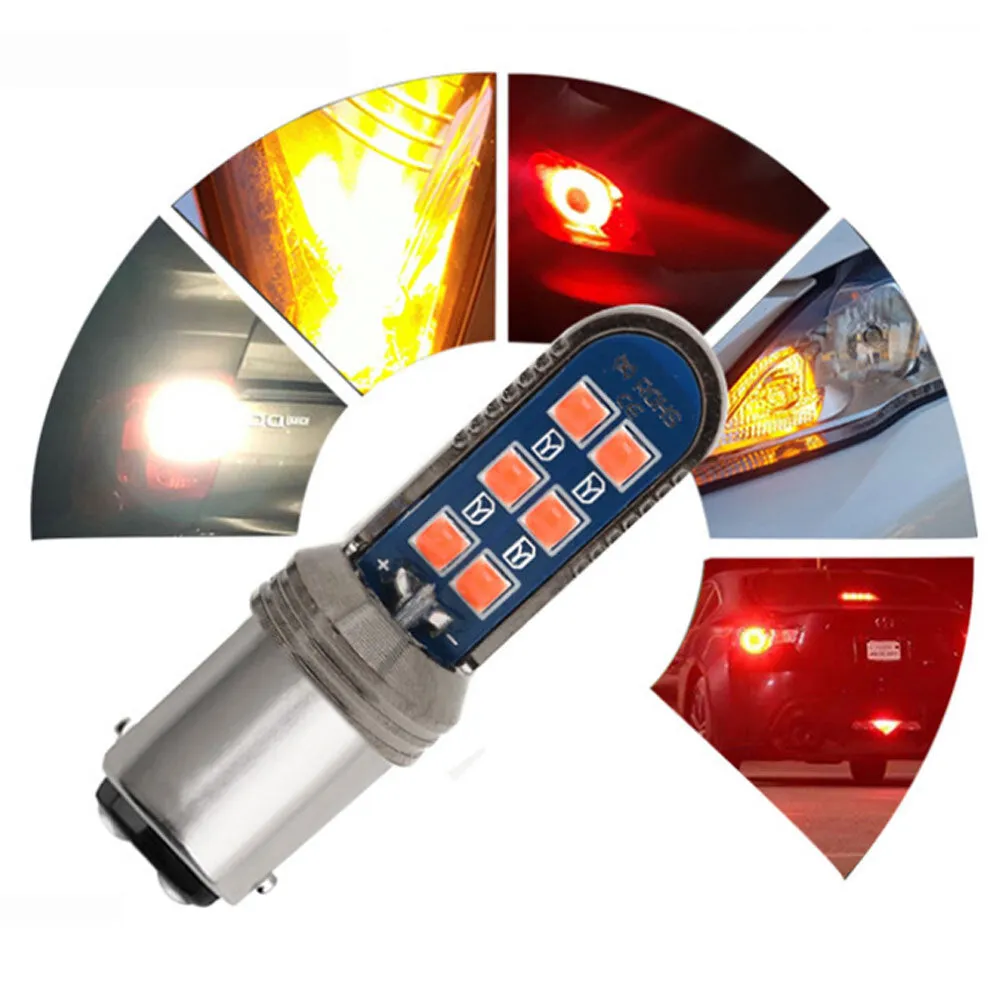 1 Pair Turn  Signal  Lamp 12smd Superbright Led Brake Lights