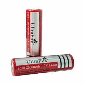 18650 2600mAh 3.7V Rechargeable Batteries (2/4-Pack)