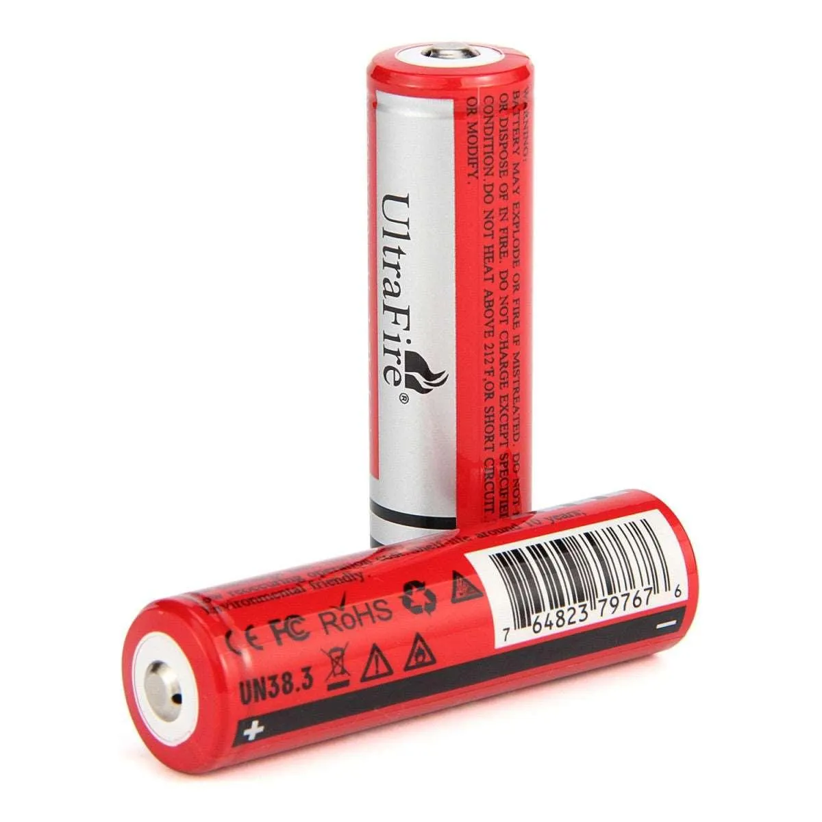 18650 2600mAh 3.7V Rechargeable Batteries (2/4-Pack)