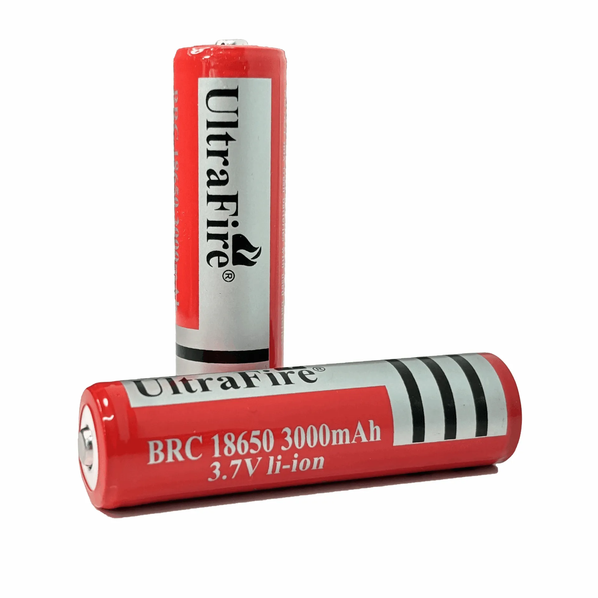18650 3000mAh 3.7V Rechargeable Batteries (2-Pack) - With Protection Board