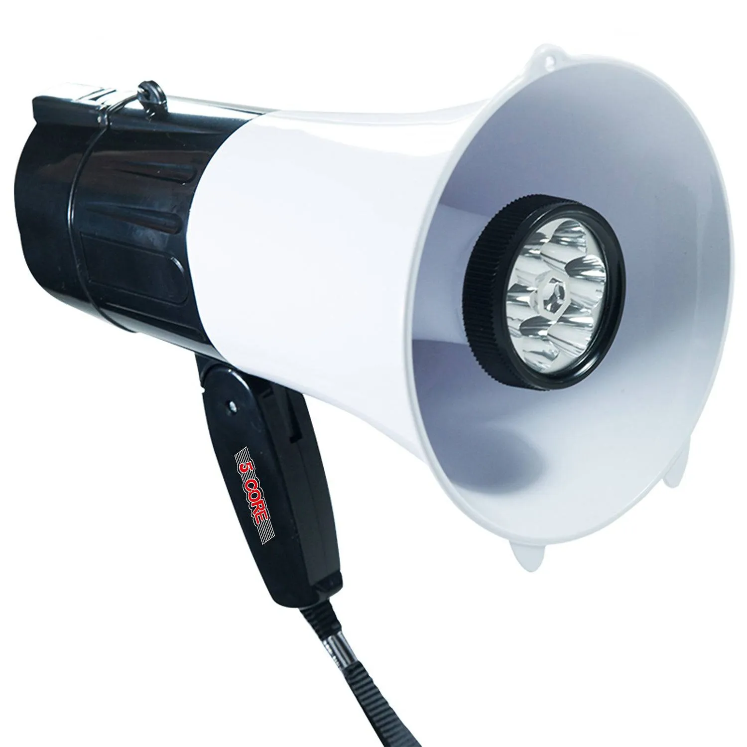 20 Watt Portable Megaphone Bullhorn Multi-Function Speaker 148 LED