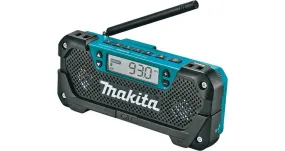 2021 Makita 12V max CXT® Lithium-Ion Cordless Compact Job Site Radio, Tool Only (RM02)