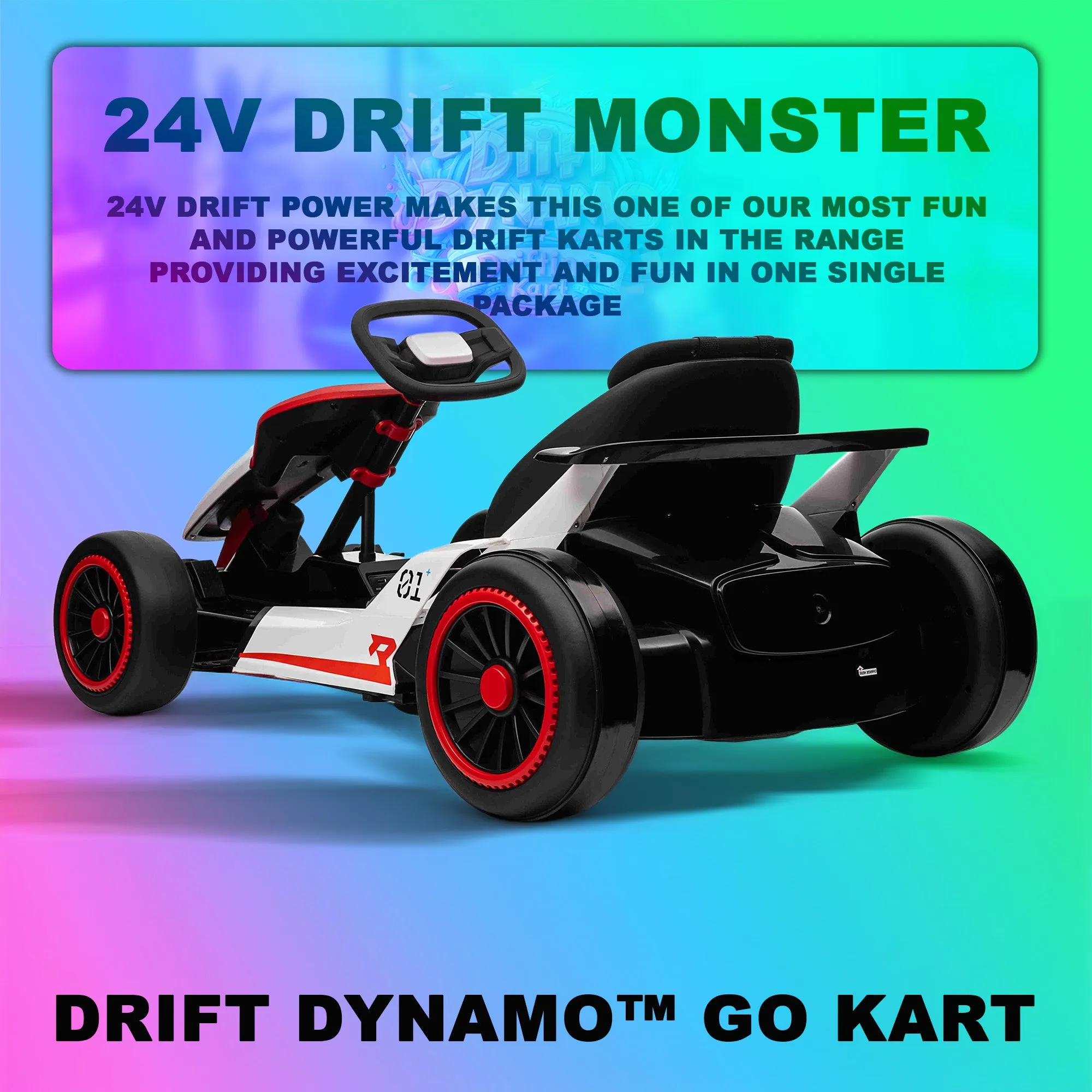 24V DriftDynamo: High-Performance Drift Go Kart