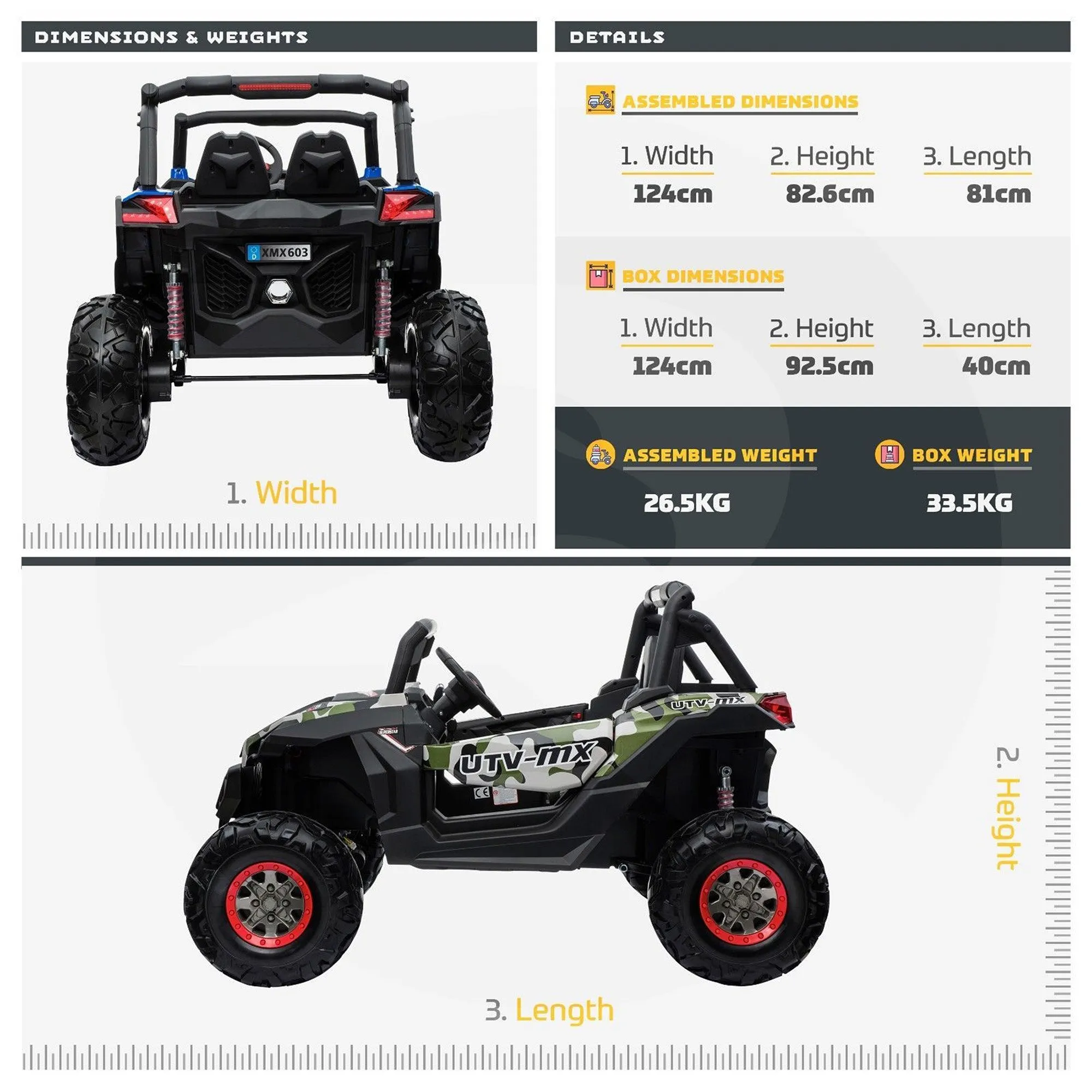 24V RiiRoo MaxPow™ UTV-MX