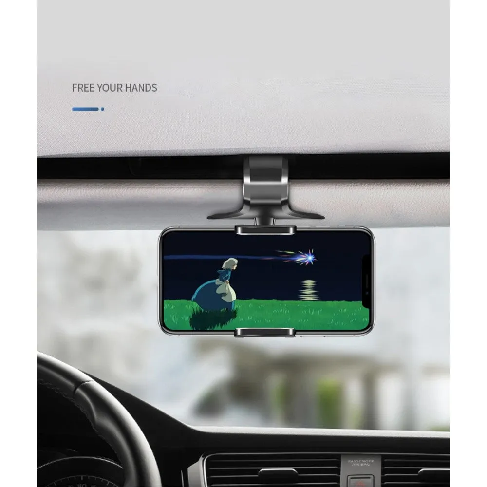 3 in 1 Car GPS Smartphone Holder: Dashboard / Visor Clamp   AC Grid Clip for Alcatel Vodafone Smart mini - Black