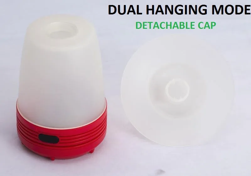 4W LED Rechargeable Portable Camping Light with 2000mAh Li Battery