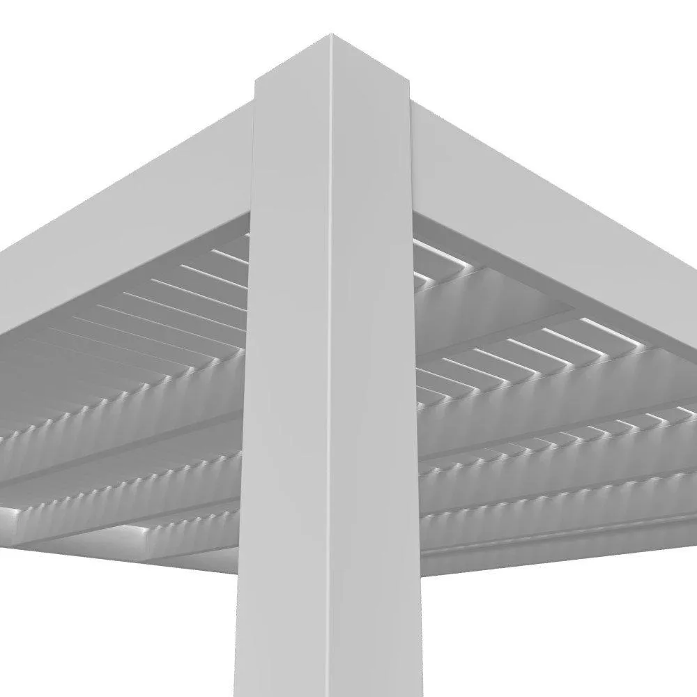 8' by 14' Deck Pergola With Fan Mount (Optional) - Made in USA
