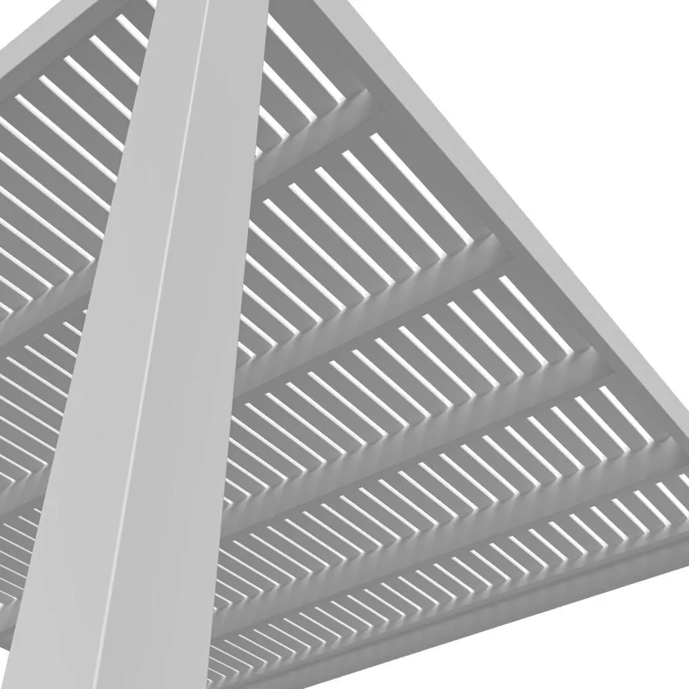 8' by 14' Deck Pergola With Fan Mount (Optional) - Made in USA