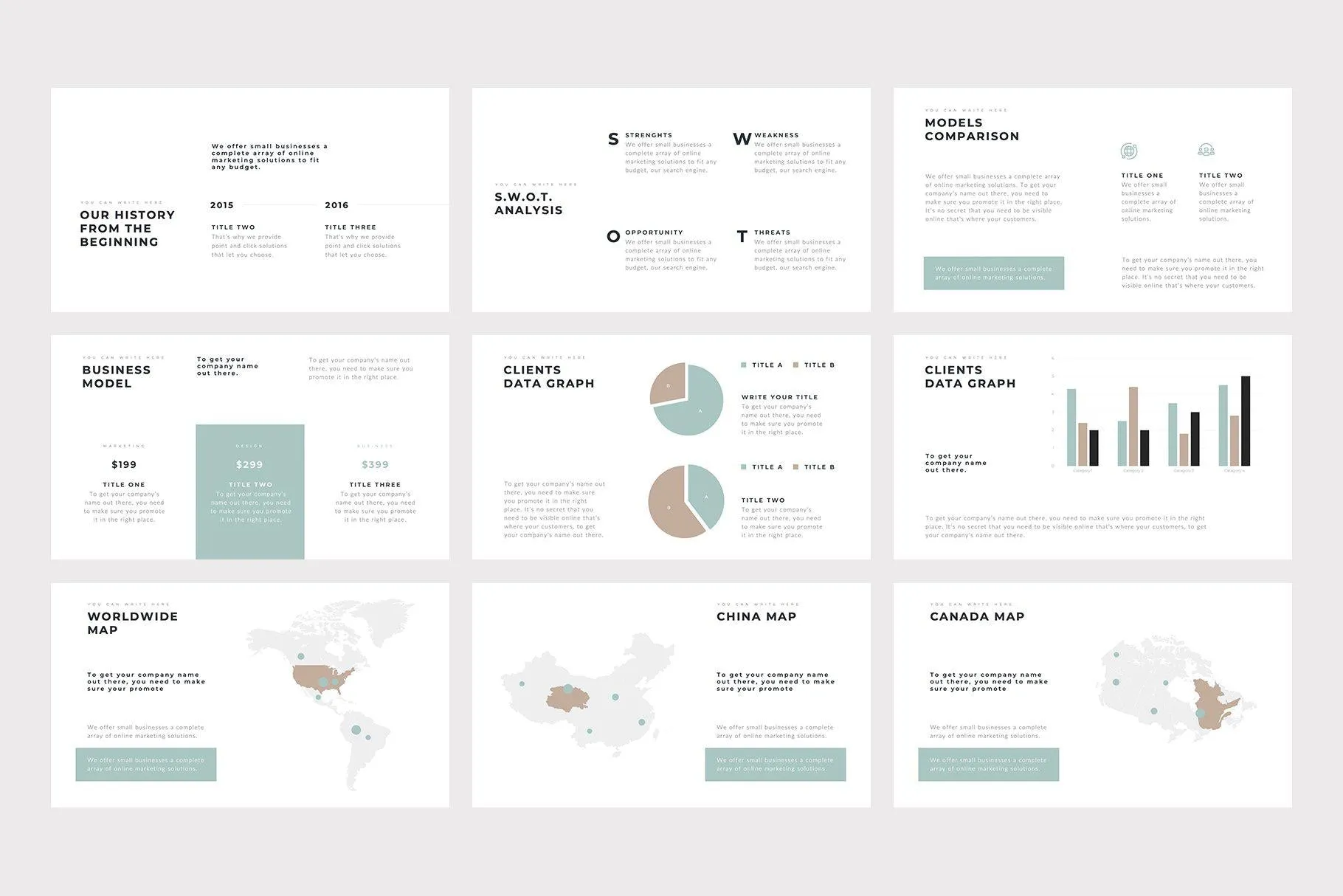 Alexa Minimal Google Slides