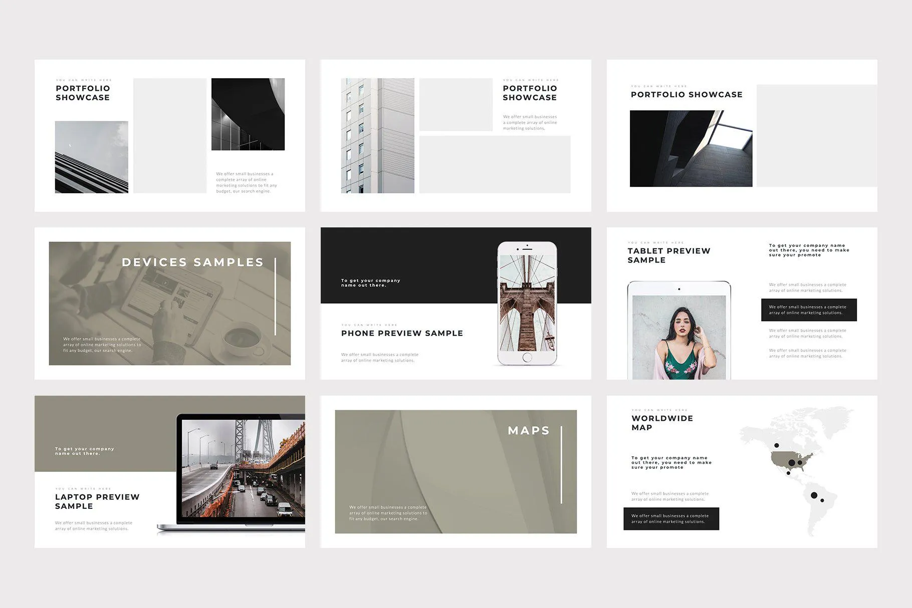Alexa Minimal Google Slides