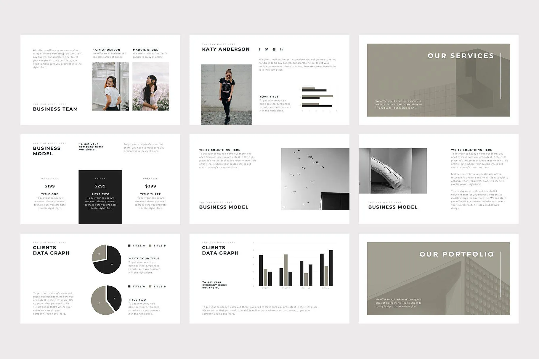 Alexa Minimal Google Slides