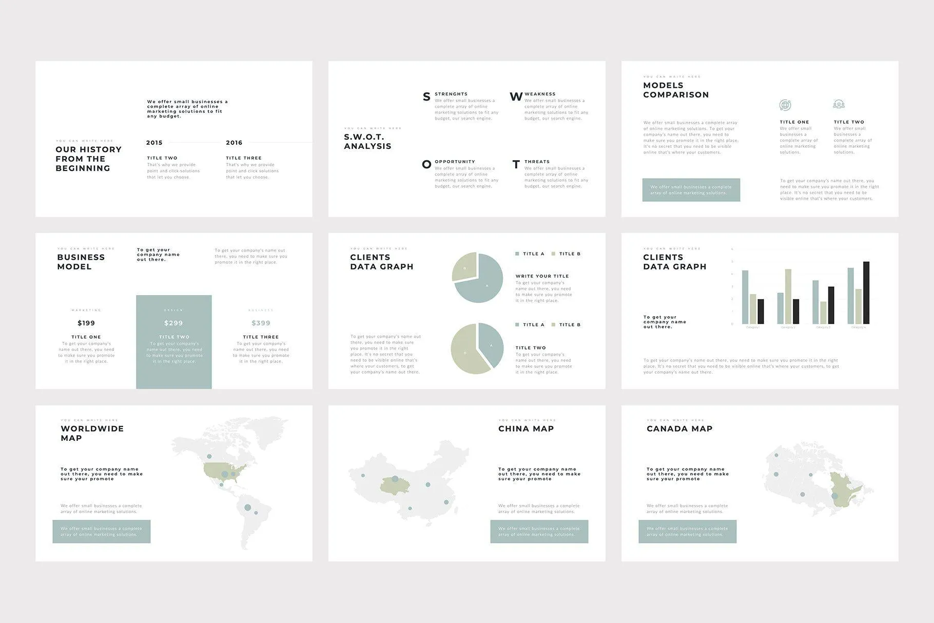 Alexa Minimal Google Slides