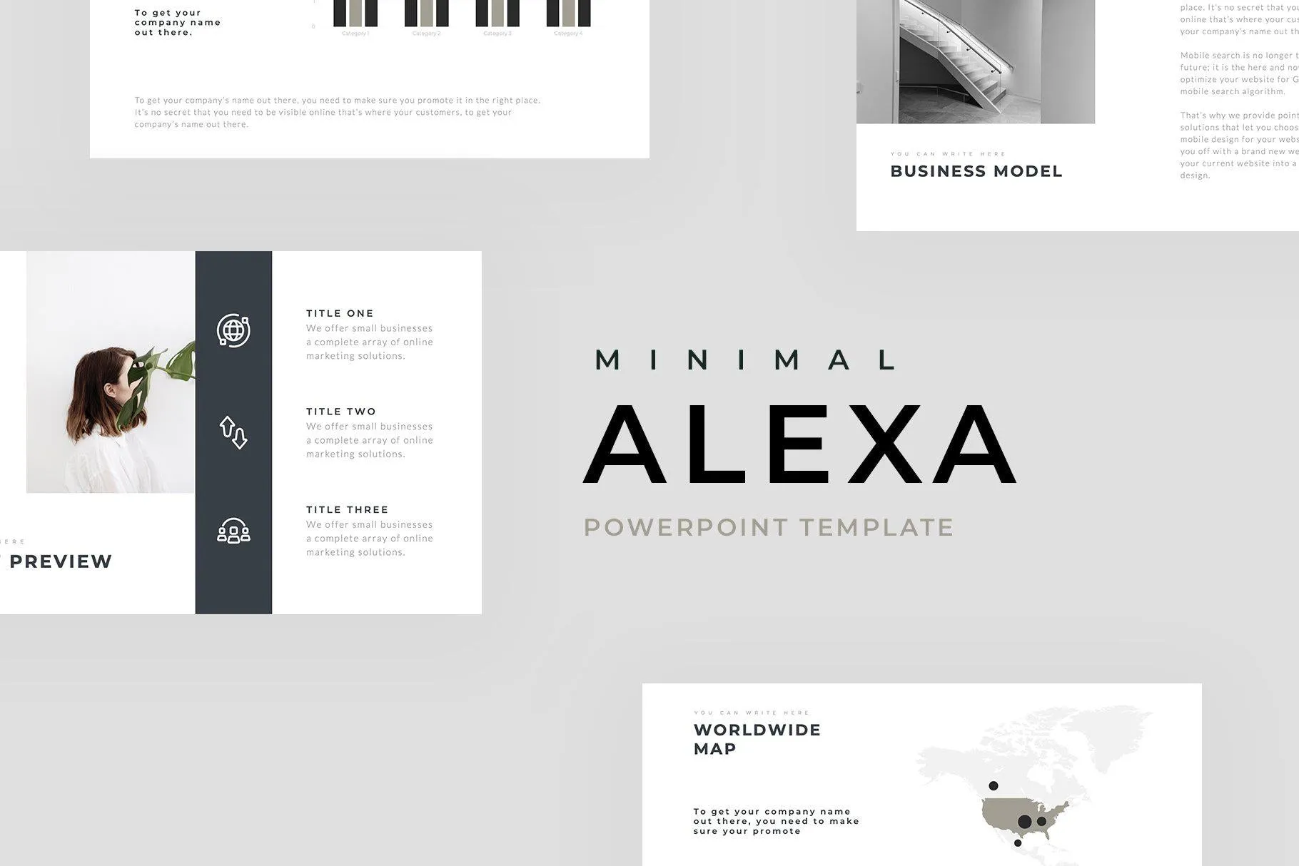 Alexa Minimal PowerPoint Template