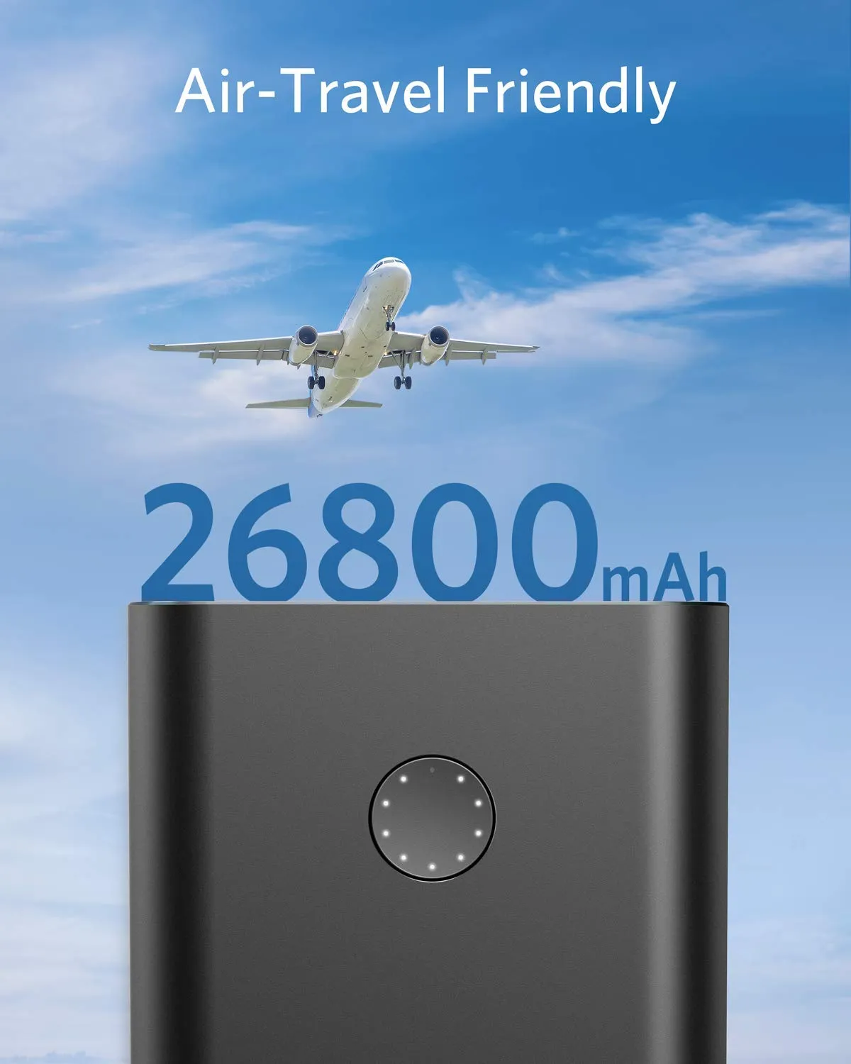 Anker PowerCore  26800mAh PD 45W with 60W PD Charger, Power Delivery Portable Charger Bundle for USB C MacBook Air/Pro/Dell XPS, iPad Pro, iPhone 14/13/12 Series, and More