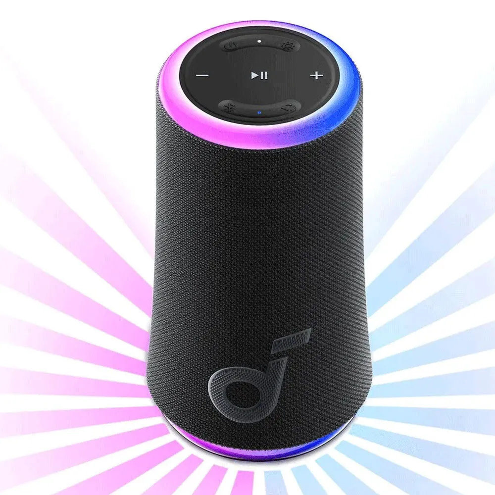 Anker Soundcore Glow Light Show A3166011 Portable Bluetooth Speaker