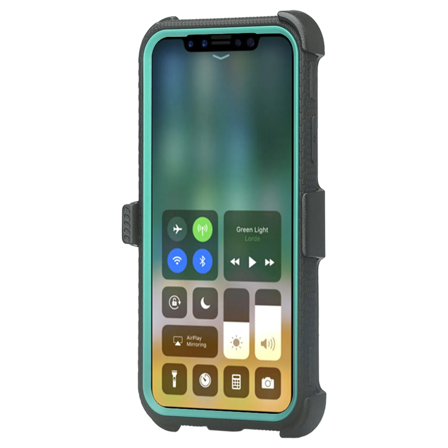 Apple iPhone 11 Pro Max Case, iPhone 11 Pro Max Case, Triple Protection 3-1 w/ Built in Screen Protector Heavy Duty Holster Shell Combo Case - Teal