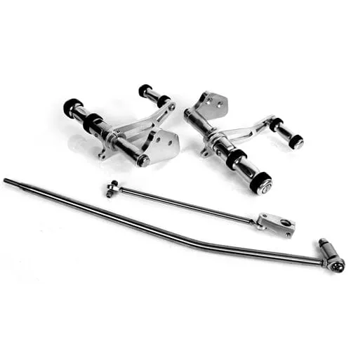Attitude Inc Forward Control Kit, Polished, 8.5 in Forward, For Harley-Davidson Dyna Street Bob 2006-2017, Kit