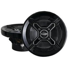 BAZOOKA MAC6510B Marine 2-Way Coaxial Speakers (6.5", Black)