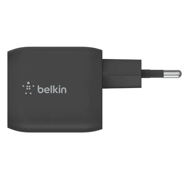 BELKIN BoostCharge Pro Dual 45W USB-C GaN Wall Charger with PPS - Black