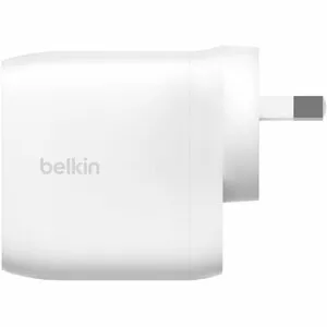 Belkin Dual USB-C PD Wall Charger with PPS 60W deliver fast charging of 0-50% in 25 minutes for iPhone