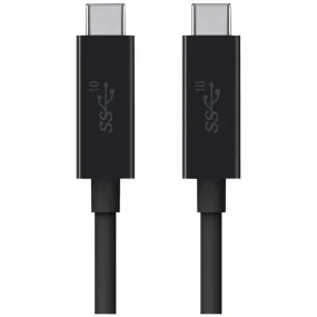 BELKIN F2CU030bt1M-BLK 3.1 USB(TM)-C to USB(TM)-C Cable, 5.3ft