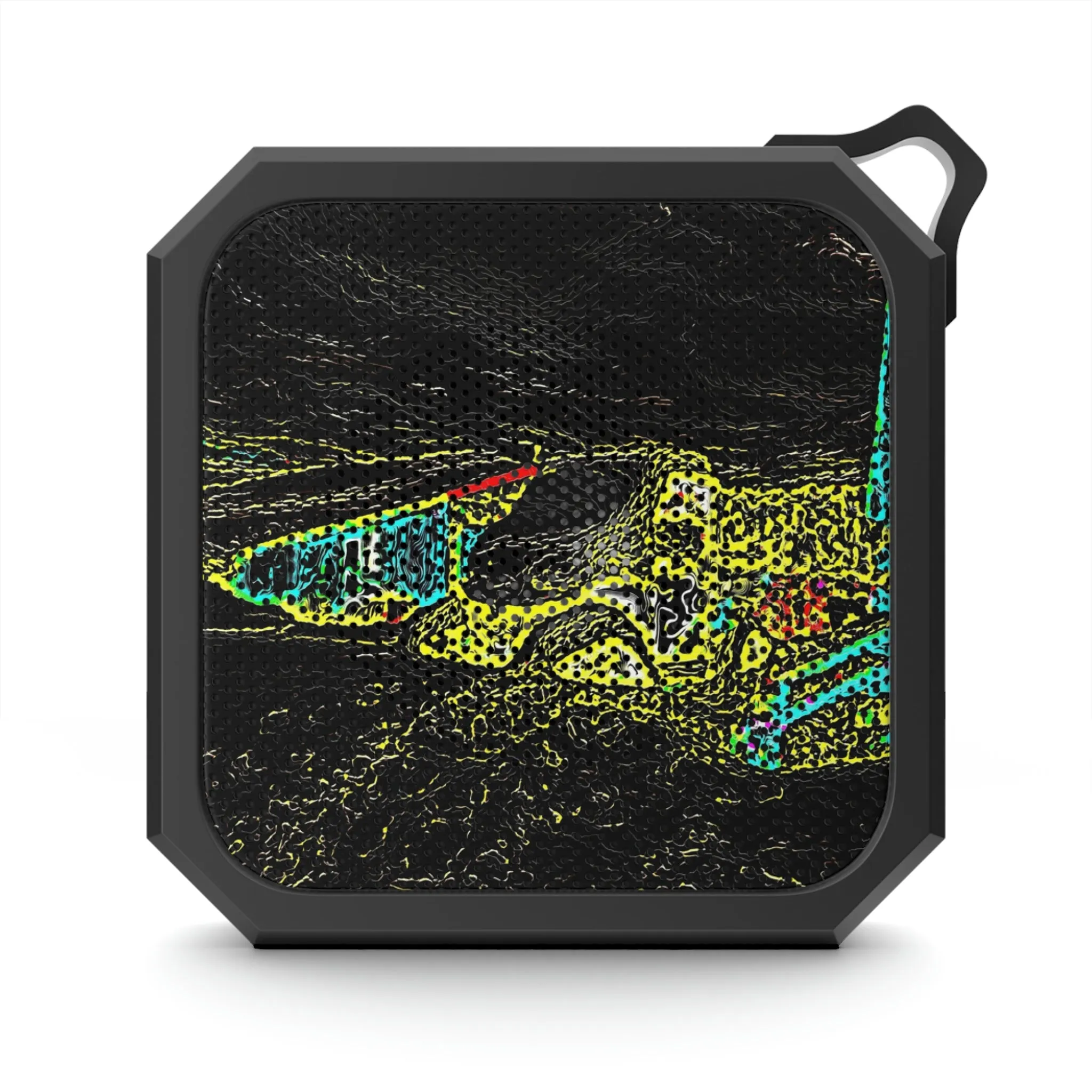 Blackwater Outdoor Bluetooth Speaker ... "Snow Vehicle In Snow Storm At-Rest" ... Circa 12Mar23 ... Central Idaho ... 18-Hours Rendering Time: Original Works ...