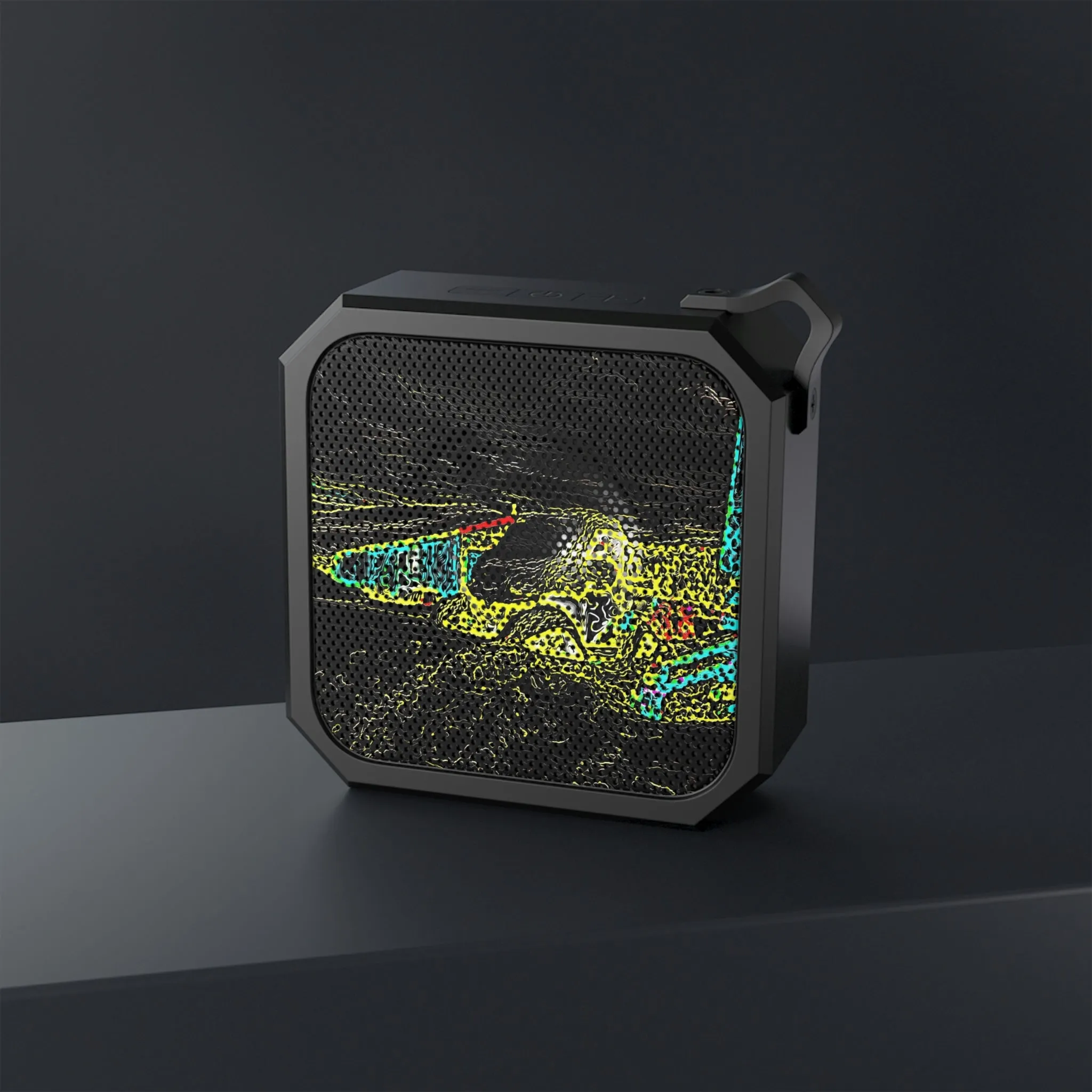Blackwater Outdoor Bluetooth Speaker ... "Snow Vehicle In Snow Storm At-Rest" ... Circa 12Mar23 ... Central Idaho ... 18-Hours Rendering Time: Original Works ...