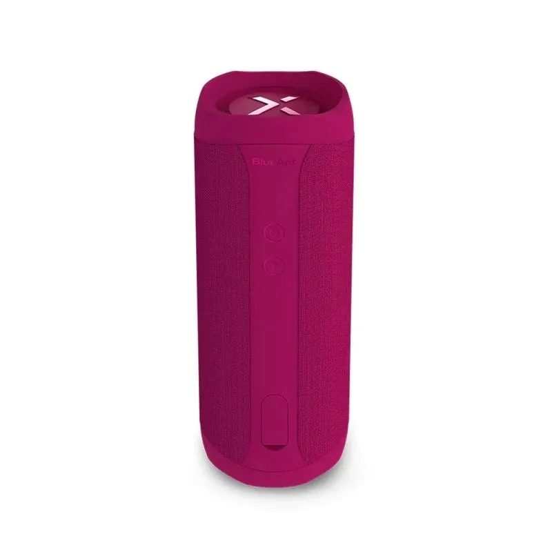 BlueAnt X3D MAX Bluetooth Speaker Portable 40 Watt Boudoir Red