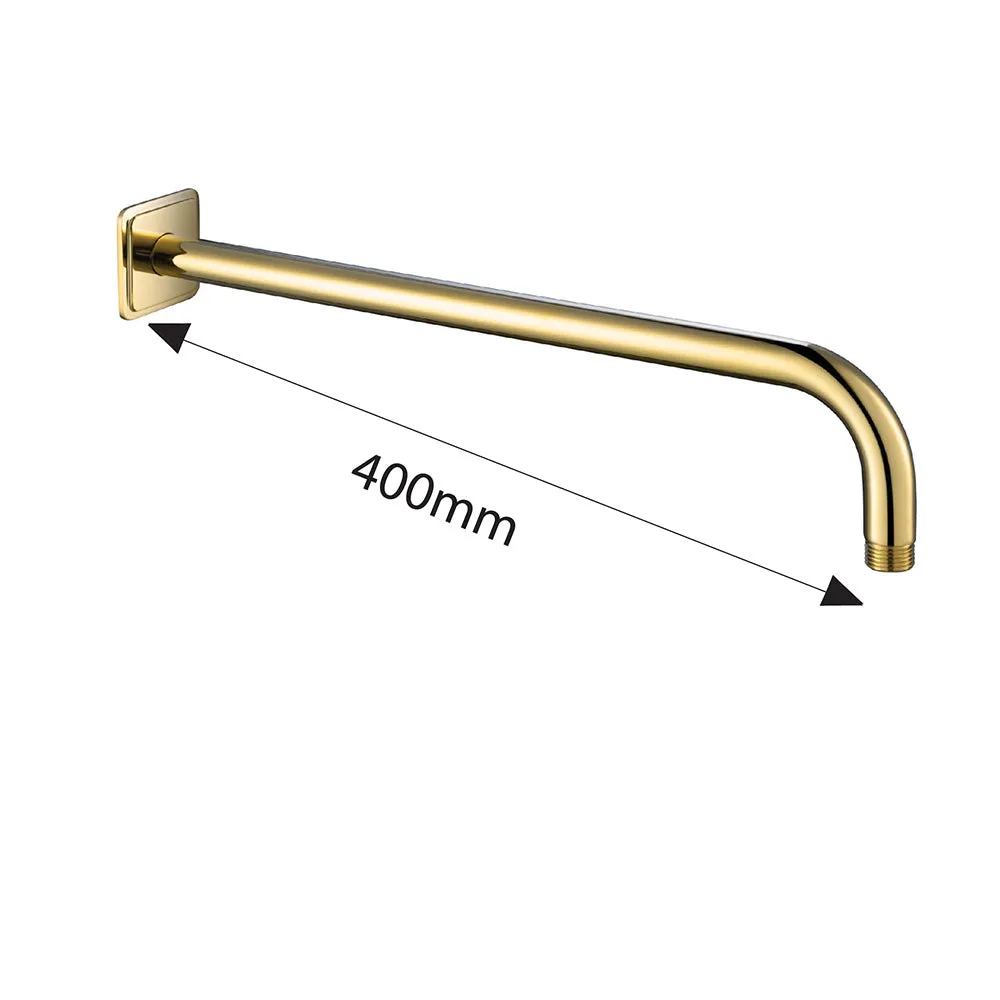 Brushed Brass Bathroom Set: Shower, Basin Mixer, and Essential Fixtures