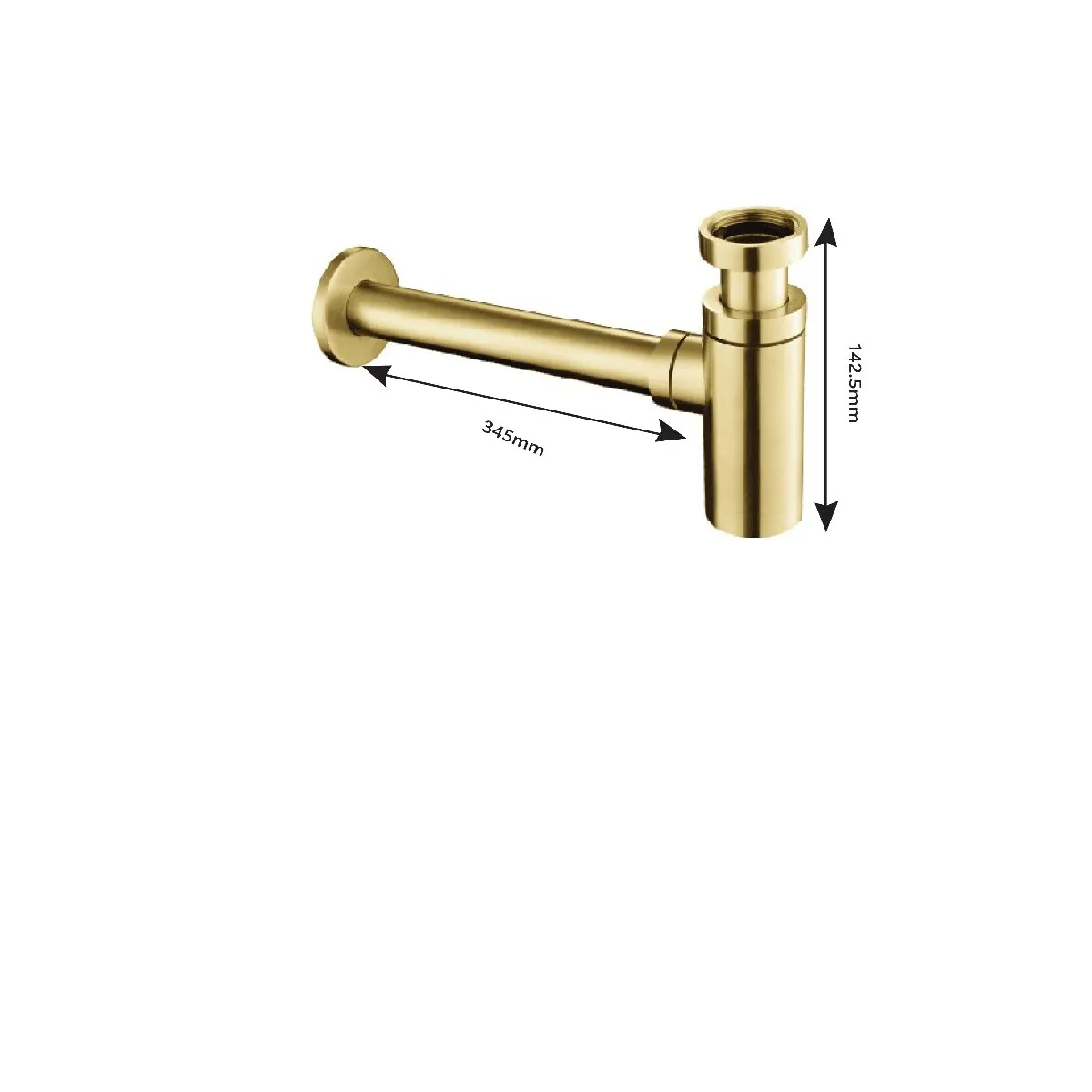 Brushed Brass Bathroom Set: Shower, Basin Mixer, and Essential Fixtures