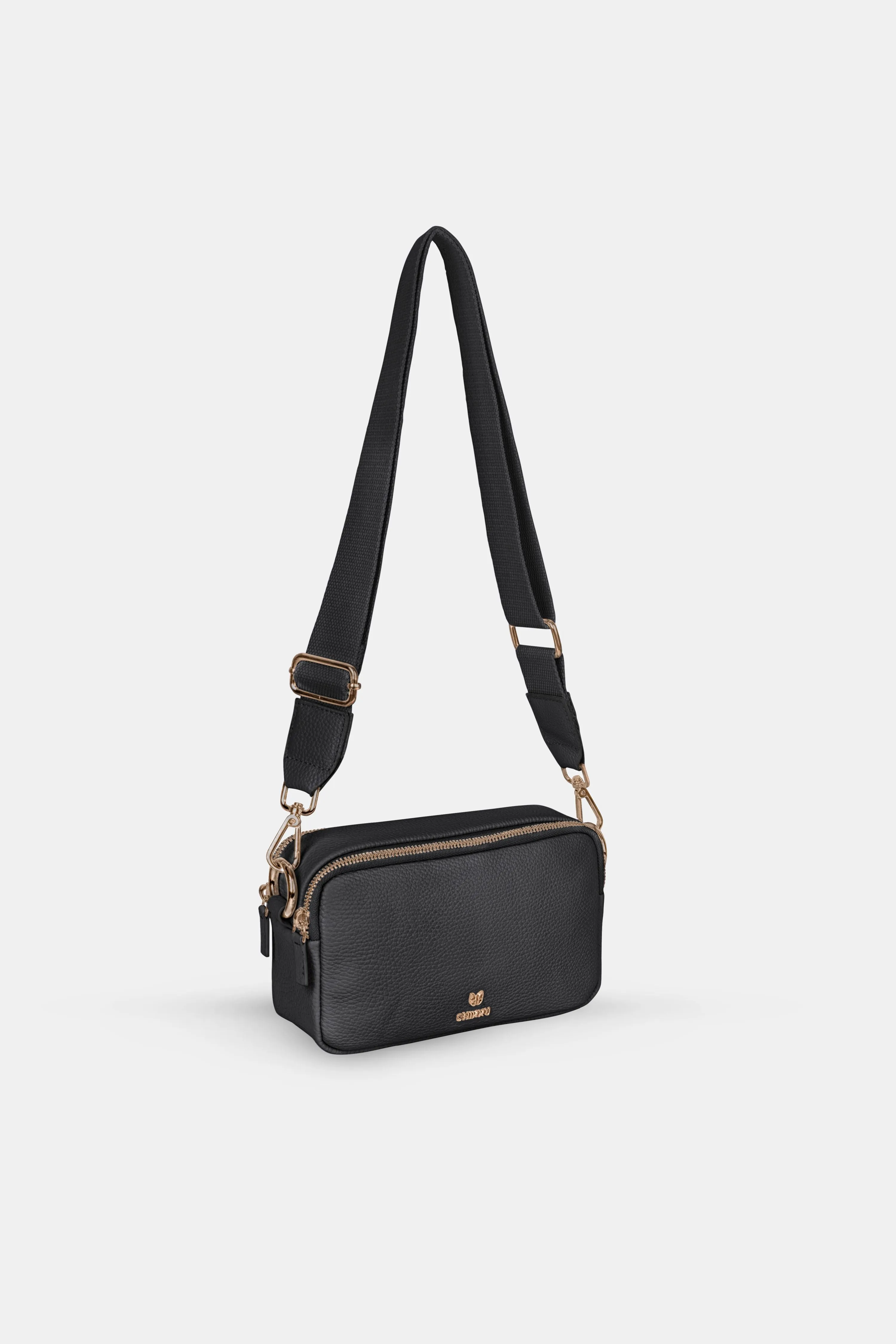 Camera Leather Bag - Black