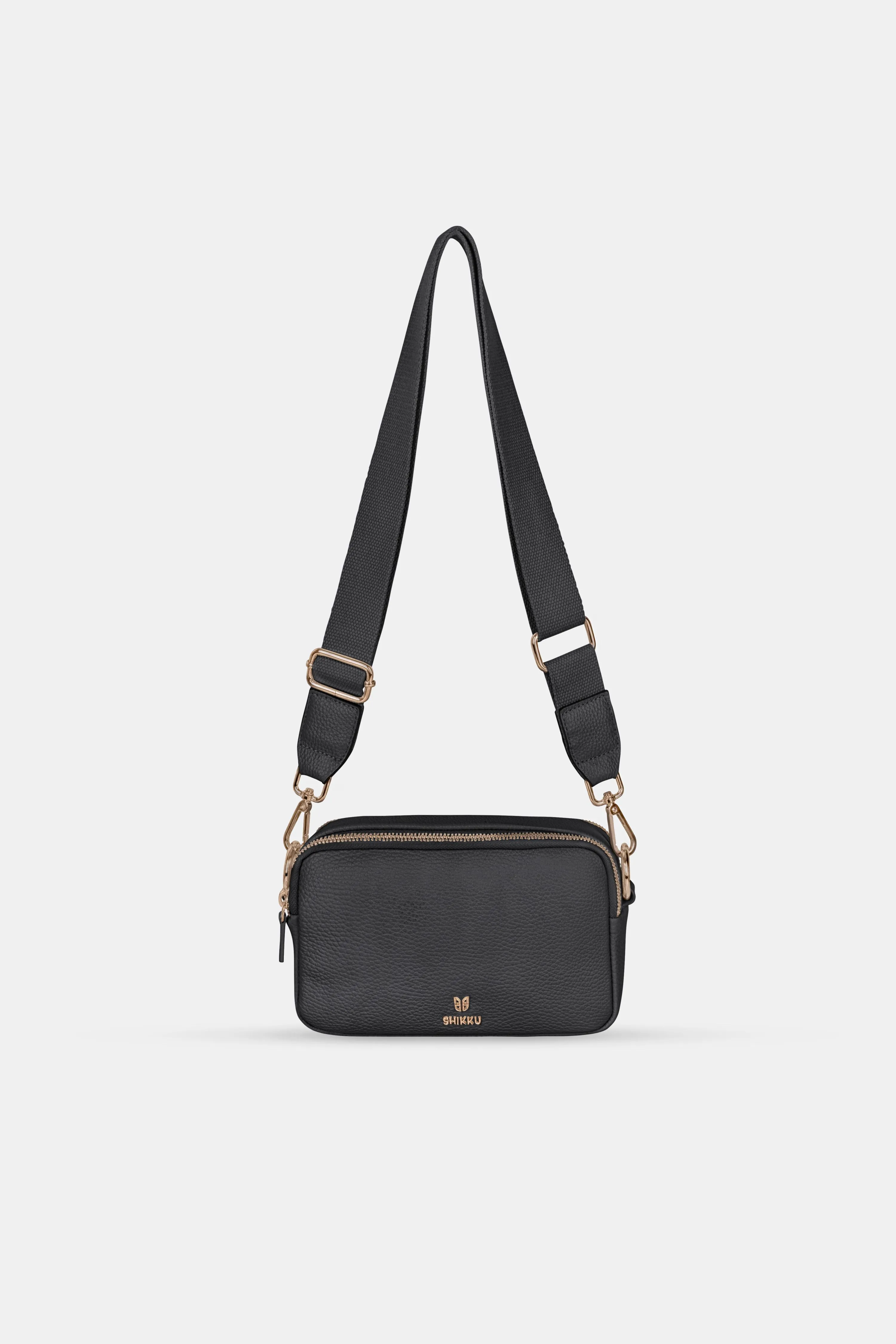 Camera Leather Bag - Black