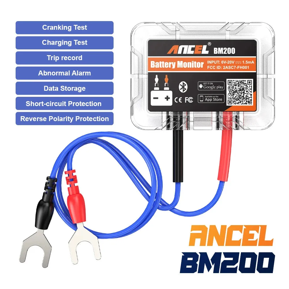 Car Battery Tester with Bluetooth Monitoring