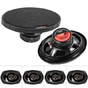 Cerwin Vega H7693 6" x 9" 3 Way Coaxial Car Speakers 4 Ohm 420 Watts Max 4 Pack