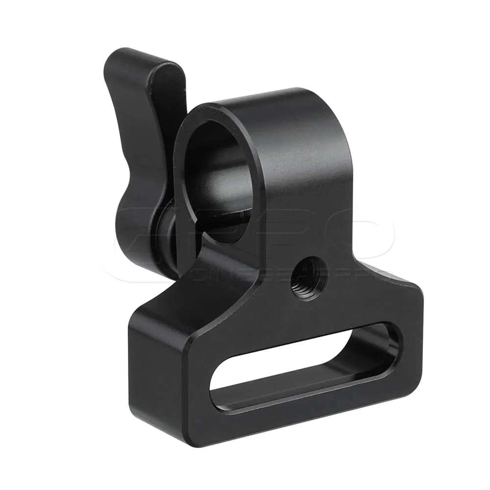 CGPro Flexible 15mm Single Rod Clamp Adapter With 1/4"-20 Mounting Groove
