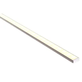 Clearance 3 Metre 18mm x 9mm White Shallow Square LED Profile - HV9693-1707-WHT-3m