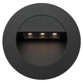CLEARANCE LED Step Light Round in Black