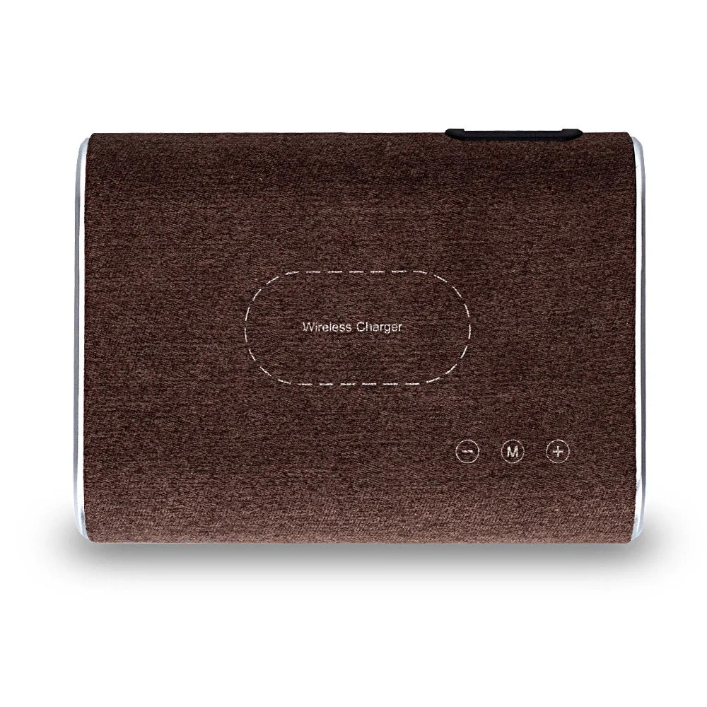 Compact 2 In 1 Stereo Wireless BlueTooth Charger and Speaker