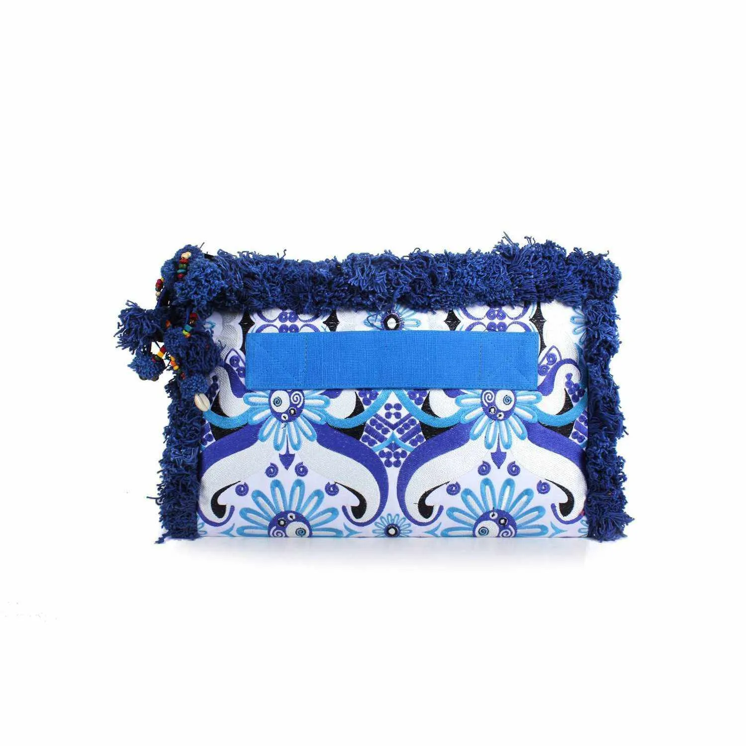 Computer Case | Oversize Pom Pom Clutch - Thailand