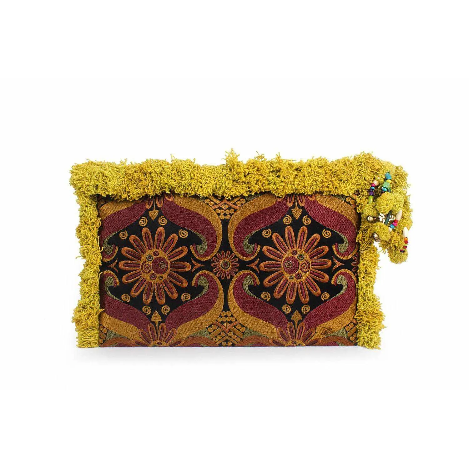 Computer Case | Oversize Pom Pom Clutch - Thailand