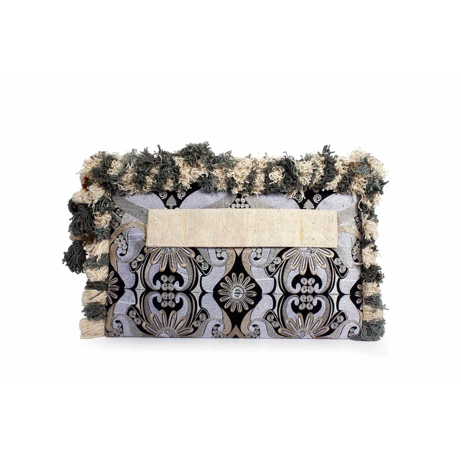 Computer Case | Oversize Pom Pom Clutch - Thailand