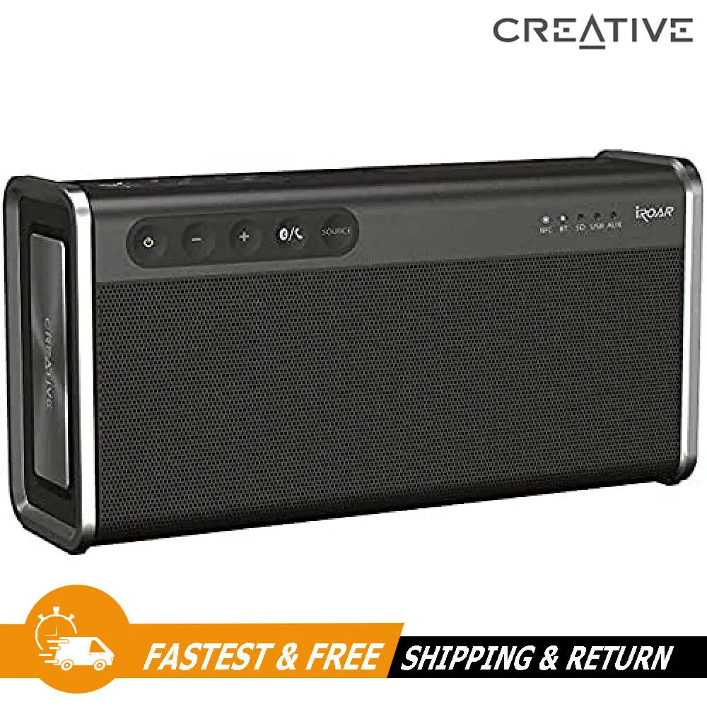 Creative iRoar Go Intelligent Splash-Proof Portable 5-Driver Bluetooth Speaker