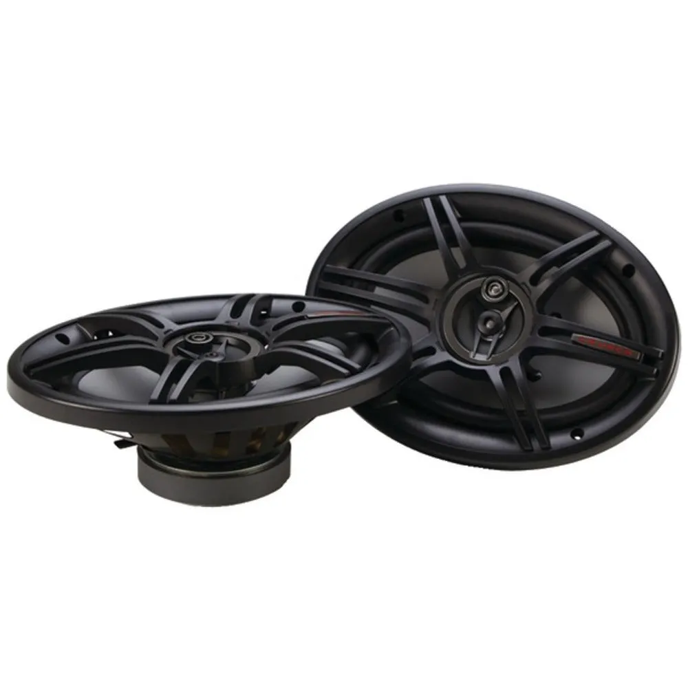 Crunch CS693 CS Series Speakers (6 x 9, 3 Way, 400 Watts)