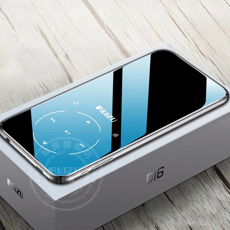 D16 Portable Bluetooth MP3 Player 2.4 inch Screen 8gb/16gb HiFi Music Player Support FM & Recording