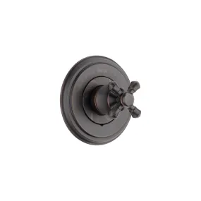 Delta Cassidy Monitor 14 Series Venetian Bronze Finish Pressure Balanced Shower Faucet Control INCLUDES Rough-in Valve with Stops and Single Cross Handle D1247V