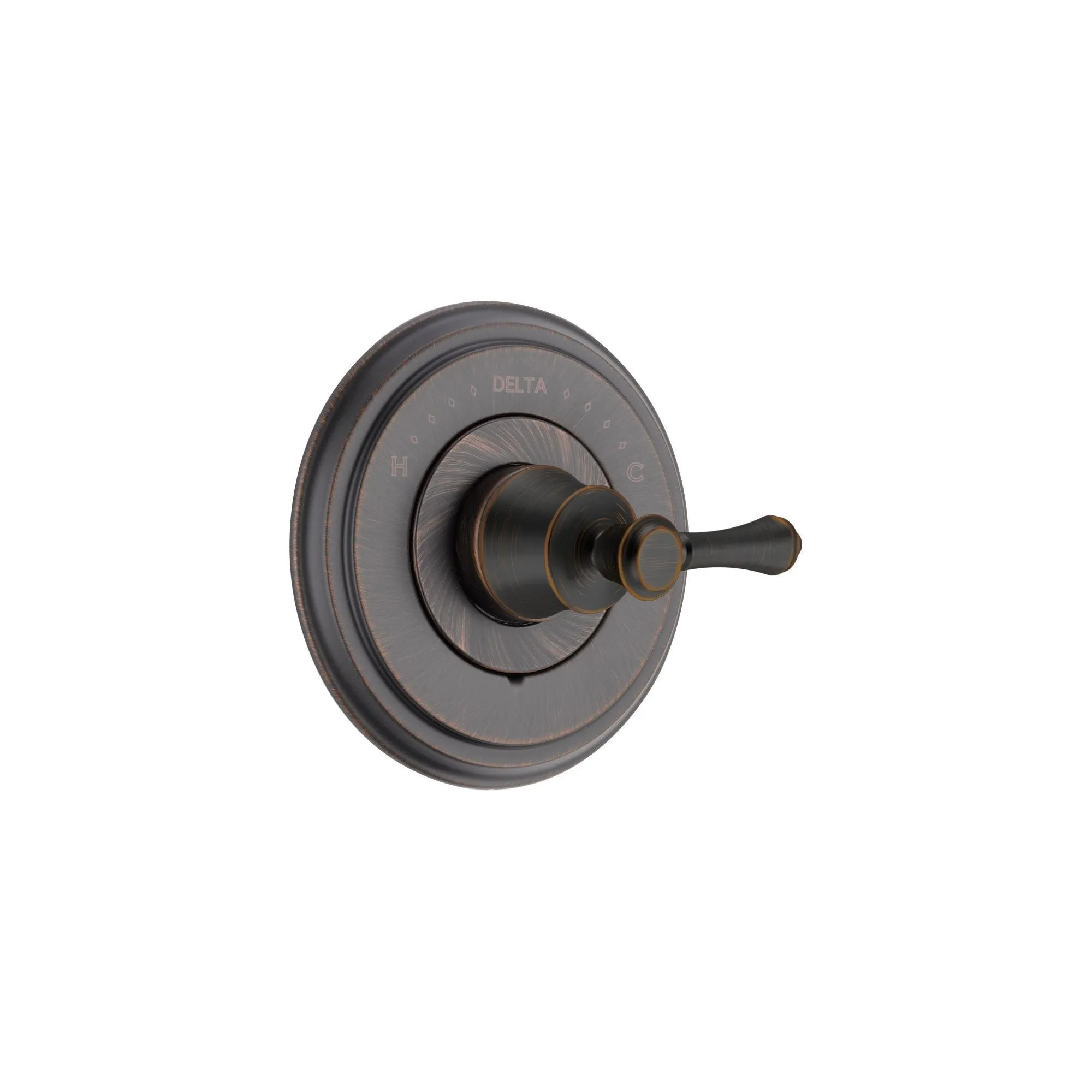 Delta Cassidy Monitor 14 Series Venetian Bronze Finish Pressure Balanced Shower Faucet Control INCLUDES Rough-in Valve with Stops and Single Lever Handle D1249V