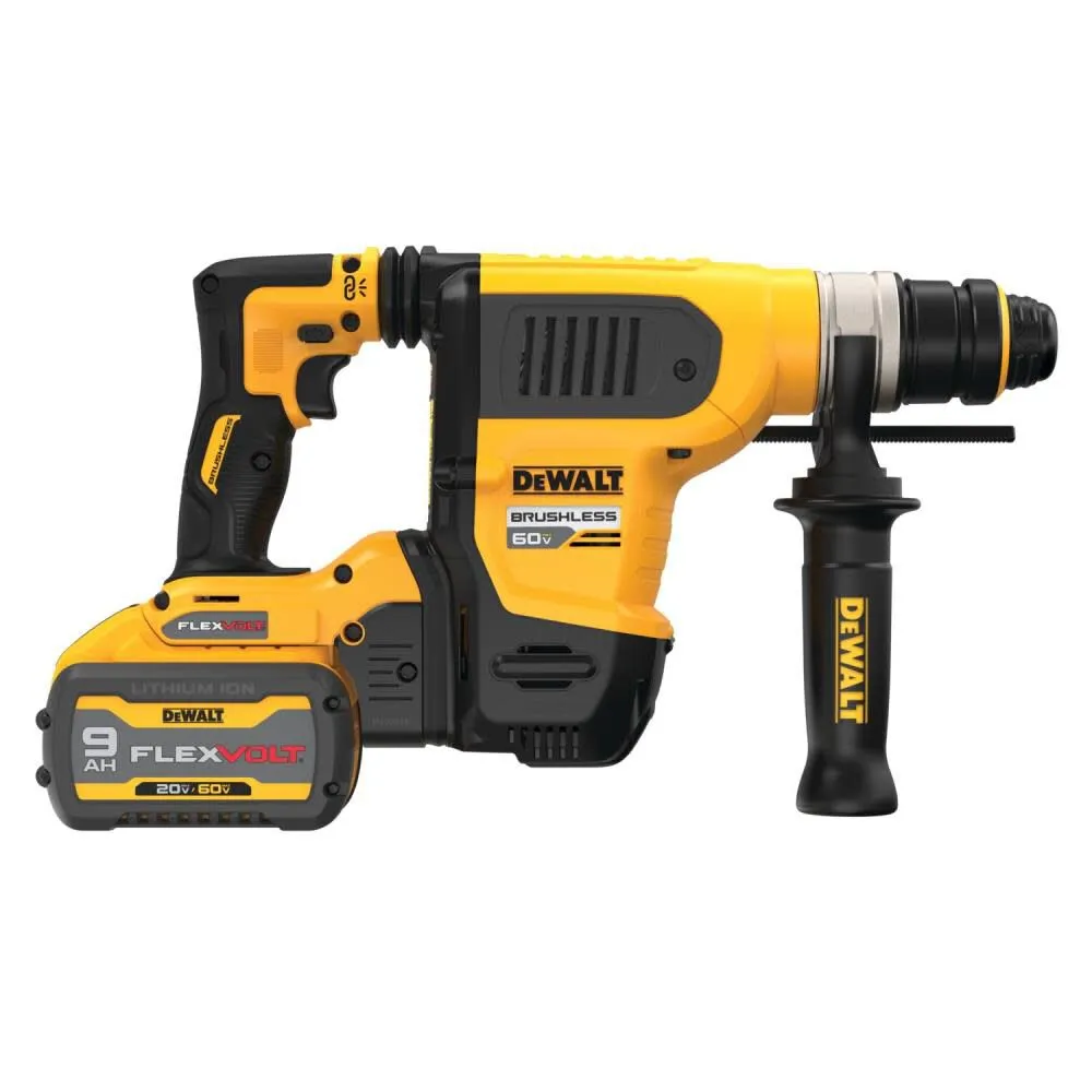 DEWALT (DCH416X2) 60V MAX 1-1/4in Brushless SDS PLUS Rotary Hammer Kit