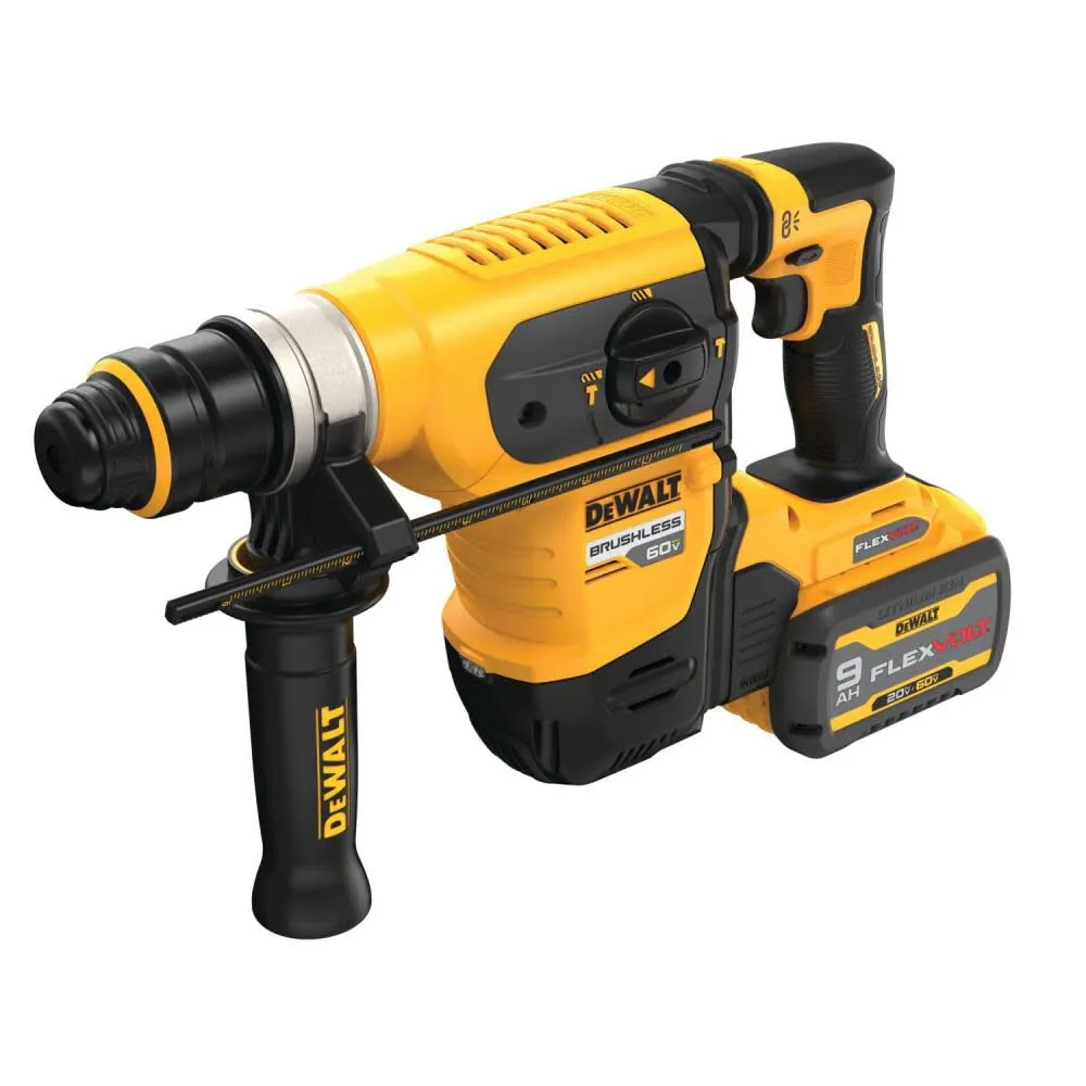 DEWALT (DCH416X2) 60V MAX 1-1/4in Brushless SDS PLUS Rotary Hammer Kit