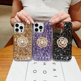 Diamond Flower TPU (Soft) | PC (Hard) Case - Samsung S20FE