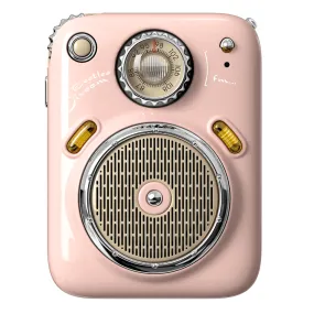 Divoom Beetle FM Radio Bluetooth Portable Speaker Pink